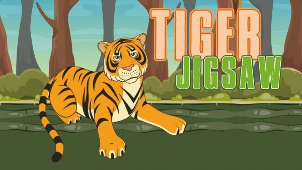 Big Cat Picture Puzzle Game
