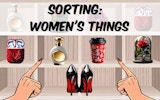 Sorting: Women's Things Puzzle Game Online