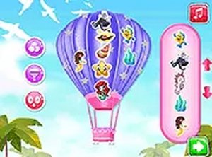 Princess Girls Air Balloon Trip Online Game