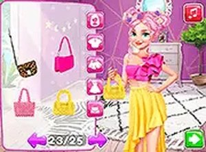 Eliza & Annie Puff Sleeve Dress Up Online Game
