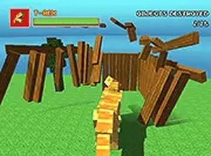 Blocky Dino Park: T-Rex Rampage Online Game
