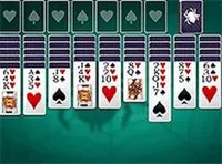 Spider Solitaire 2 Suits Online Game