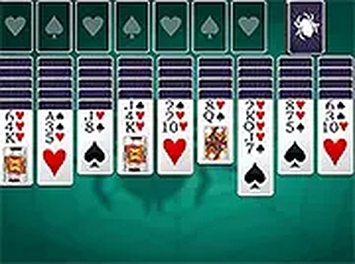 Spider Solitaire 2 Suits Online Game