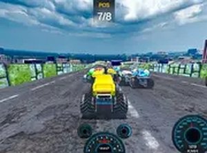 Real Simulator Monster Truck Driving Game