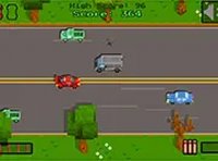 Pixel Road Survival Online Game