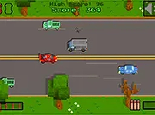 Pixel Road Survival Online Game