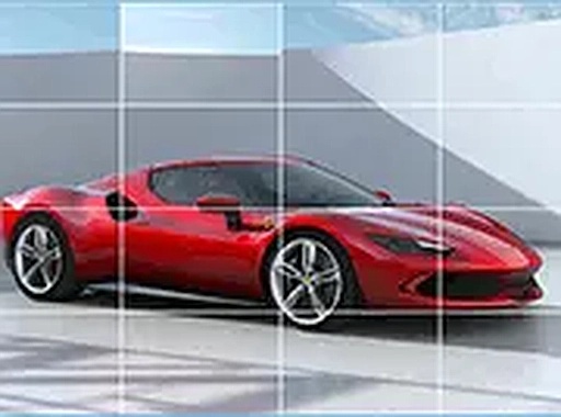 Sports Car Tile Puzzle